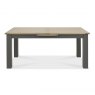 Premier Collection Oakham Scandi Oak 6-8 Seater Table - Dark Grey Legs & 6 Eriksen Dark Grey Faux Leather Chairs