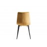 Premier Collection Dansk Scandi Oak 6 Seater Table & 6 Mondrian Mustard Velvet Chairs