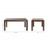 Premier Collection Turin Dark Oak 6-8 Seater Table & 6 Lewis Mustard Velvet Cantilever Chairs