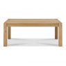 Premier Collection Turin Light Oak 6-10 Seater Table & 6 Lewis Mustard Velvet Cantilever Chairs