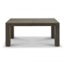 Bentley Designs Logan Fumed Oak 6-8 Seat Extending Dining Table- front on