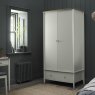 Premier Collection Whitby Scandi Oak & Soft Grey Double Wardrobe