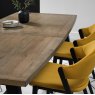 Signature Collection Camden Weathered Oak & Peppercorn 4 - 6 Seater Dining Table