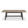 Signature Collection Camden Weathered Oak & Peppercorn 4 - 6 Seater Dining Table