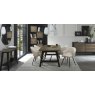 Signature Collection Camden Weathered Oak & Peppercorn 4 - 6 Seater Dining Table