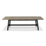 Signature Collection Camden Weathered Oak & Peppercorn 6 - 8 Seater Dining Table