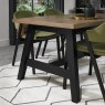 Signature Collection Camden Weathered Oak & Peppercorn 6 - 8 Seater Dining Table