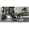 Signature Collection Camden Weathered Oak & Peppercorn 6 - 8 Seater Dining Table