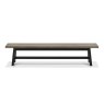 Signature Collection Camden Weathered Oak & Peppercorn Large Bench