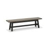 Signature Collection Camden Weathered Oak & Peppercorn Small Bench