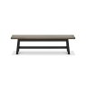 Signature Collection Camden Weathered Oak & Peppercorn Small Bench
