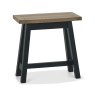 Signature Collection Camden Weathered Oak & Peppercorn Side Table