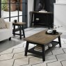 Signature Collection Camden Weathered Oak & Peppercorn Side Table