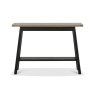 Signature Collection Camden Weathered Oak & Peppercorn Console Table With Shelf