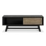 Signature Collection Camden Weathered Oak & Peppercorn Entertainment Unit