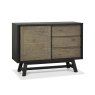 Signature Collection Camden Weathered Oak & Peppercorn Narrow Sideboard