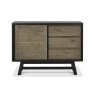 Signature Collection Camden Weathered Oak & Peppercorn Narrow Sideboard