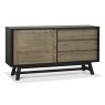 Signature Collection Camden Weathered Oak & Peppercorn Wide Sideboard