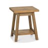 Signature Collection Camden Rustic Oak Lamp Table