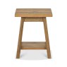 Signature Collection Camden Rustic Oak Lamp Table