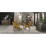 Signature Collection Athena Fumed Oak 4 Seater Circular Dining Table