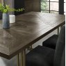 Signature Collection Athena Fumed Oak 6-8 Extension Dining Table