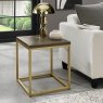 Signature Collection Athena Fumed Oak Lamp Table