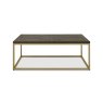 Signature Collection Athena Fumed Oak Coffee Table