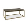 Signature Collection Athena Fumed Oak Coffee Table