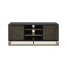 Signature Collection Athena Fumed Oak Entertainment Unit with Doors