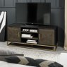 Signature Collection Athena Fumed Oak Entertainment Unit with Doors