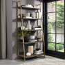 Signature Collection Athena Fumed Oak Open Display Unit