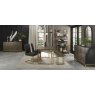 Signature Collection Athena Fumed Oak Open Display Unit