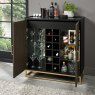Signature Collection Athena Fumed Oak Drinks Cabinet