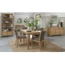 Signature Collection Chester Oak 4-6 Extension Dining Table
