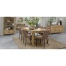 Signature Collection Chester Oak 6-8 Extension Dining Table