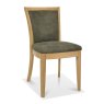 Signature Collection Chester Oak Upholstered Chair - Mocha Fabric (Pair)