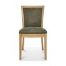 Signature Collection Chester Oak Upholstered Chair - Mocha Fabric (Pair)