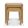 Signature Collection Chester Oak Nest of Lamp Tables