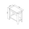Signature Collection Chester Oak Side Table