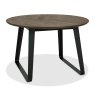 Signature Collection Emerson Weathered Oak & Peppercorn 4 Seater Circular Dining Table