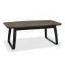 Signature Collection Emerson Weathered Oak & Peppercorn Rectangular Coffee Table