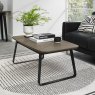 Signature Collection Emerson Weathered Oak & Peppercorn Rectangular Coffee Table