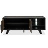 Signature Collection Emerson Weathered Oak & Peppercorn Entertainment Unit