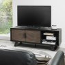 Signature Collection Emerson Weathered Oak & Peppercorn Entertainment Unit