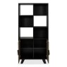 Signature Collection Emerson Weathered Oak & Peppercorn Display Cabinet