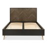 Bentley Designs Sienna Fumed Oak 135cm Double Bedstead - front on