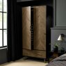 Signature Collection Sienna Fumed Oak & Peppercorn Double Wardrobe