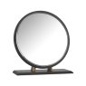 Bentley Designs Sienna Fumed Oak Vanity Mirror - front angle