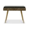 Bentley Designs Sienna Fumed Oak Dressing Table - front on open